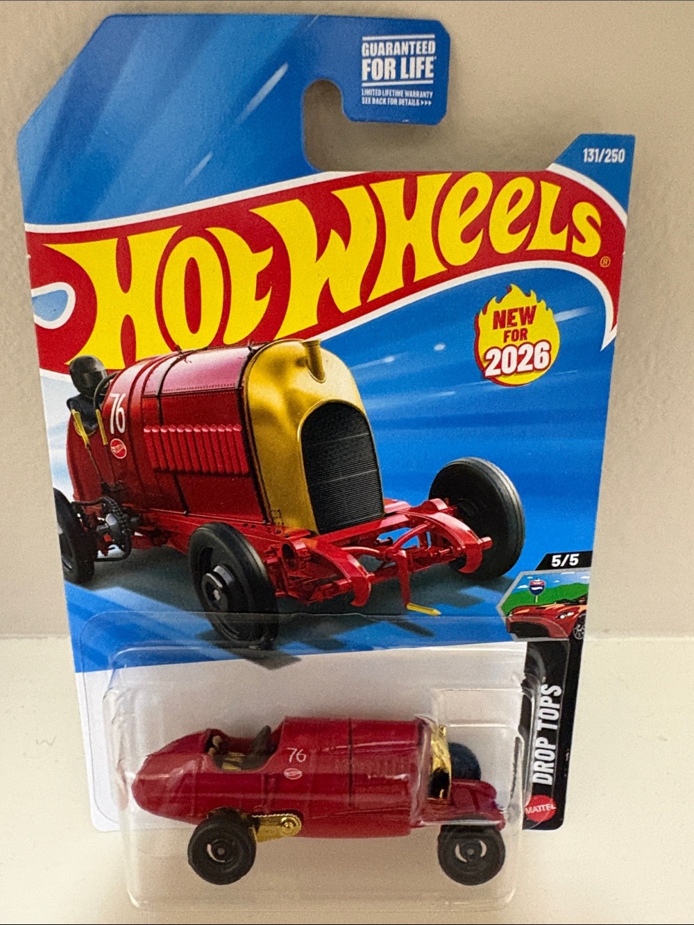 NWT Hot Wheels “Fiat Beast of Turn” 5/5 in Drop Tops series